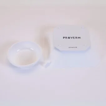 Faldf&aelig;lde og fangstkop oppefra